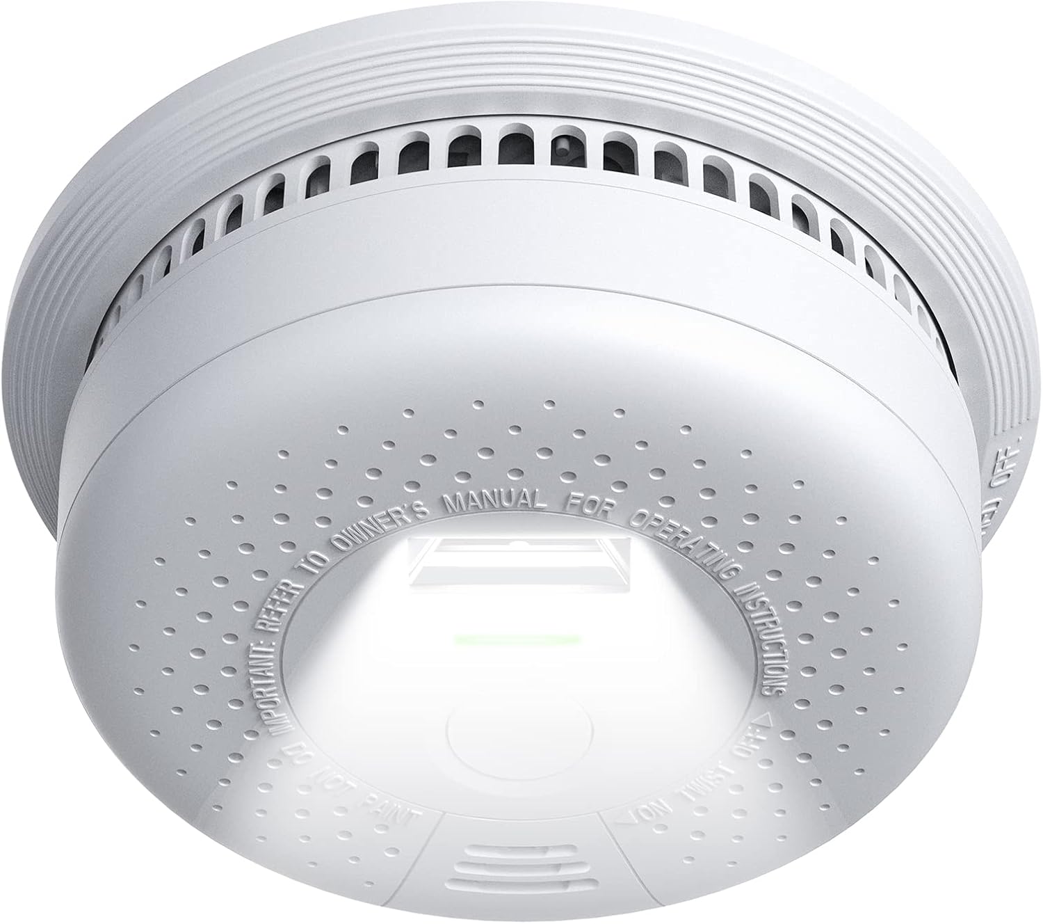 Smoke Detector with Escape Light, X-Sense SD01 10-Year Battery (Not Hardwired) Fire Smoke Alarm, Compliant with UL 217 Standard
