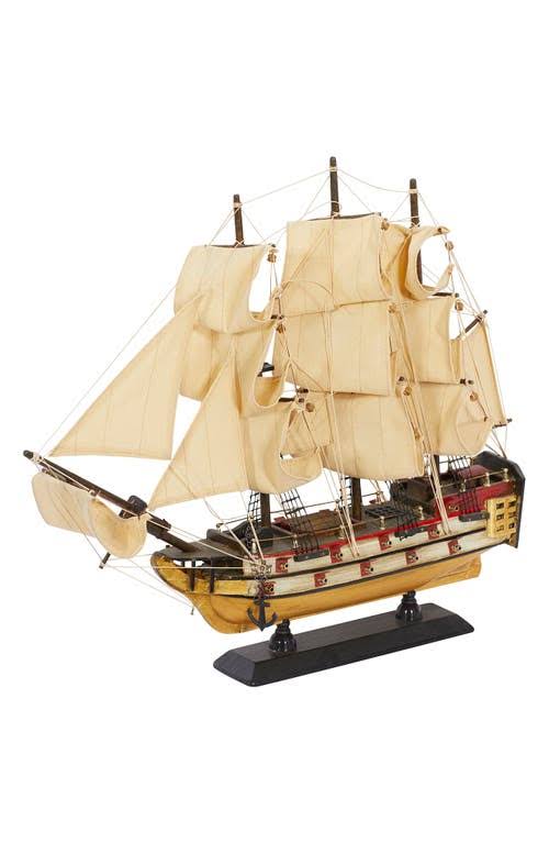 Wood Sail Model Boat