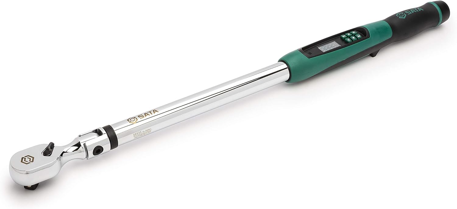 SATA 1/2 Dr. Elec. Torque Wrench 25.1-250.8 ftlbs (34Nm-340 Nm), ST96527SC