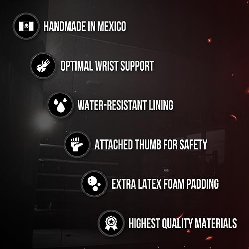 CLETO REYES Professional Extra Padding Boxing Gloves for Training, Sparring and Punching for Men and Women, MMA