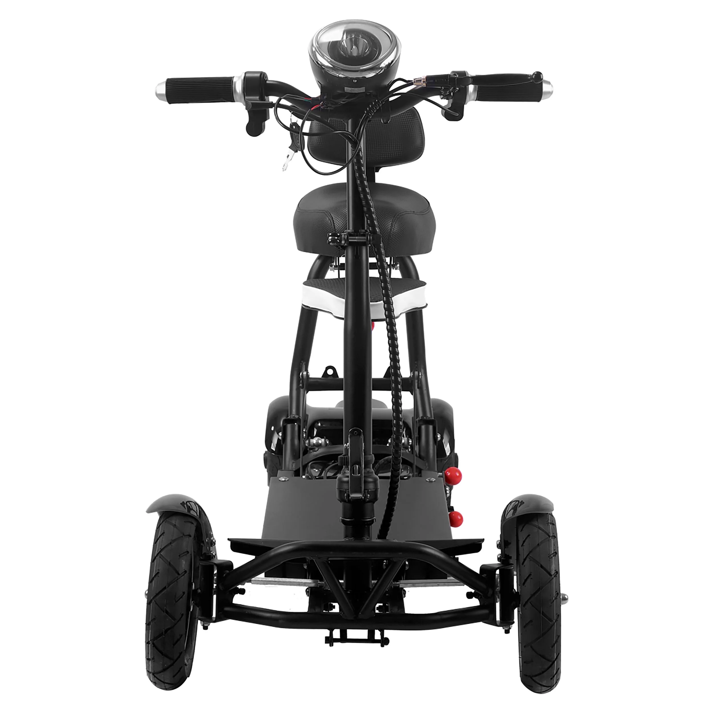Bangeran Electric Mobility Scooter, 4 Wheel Foldable Portable, Up to 12 Miles - Blue