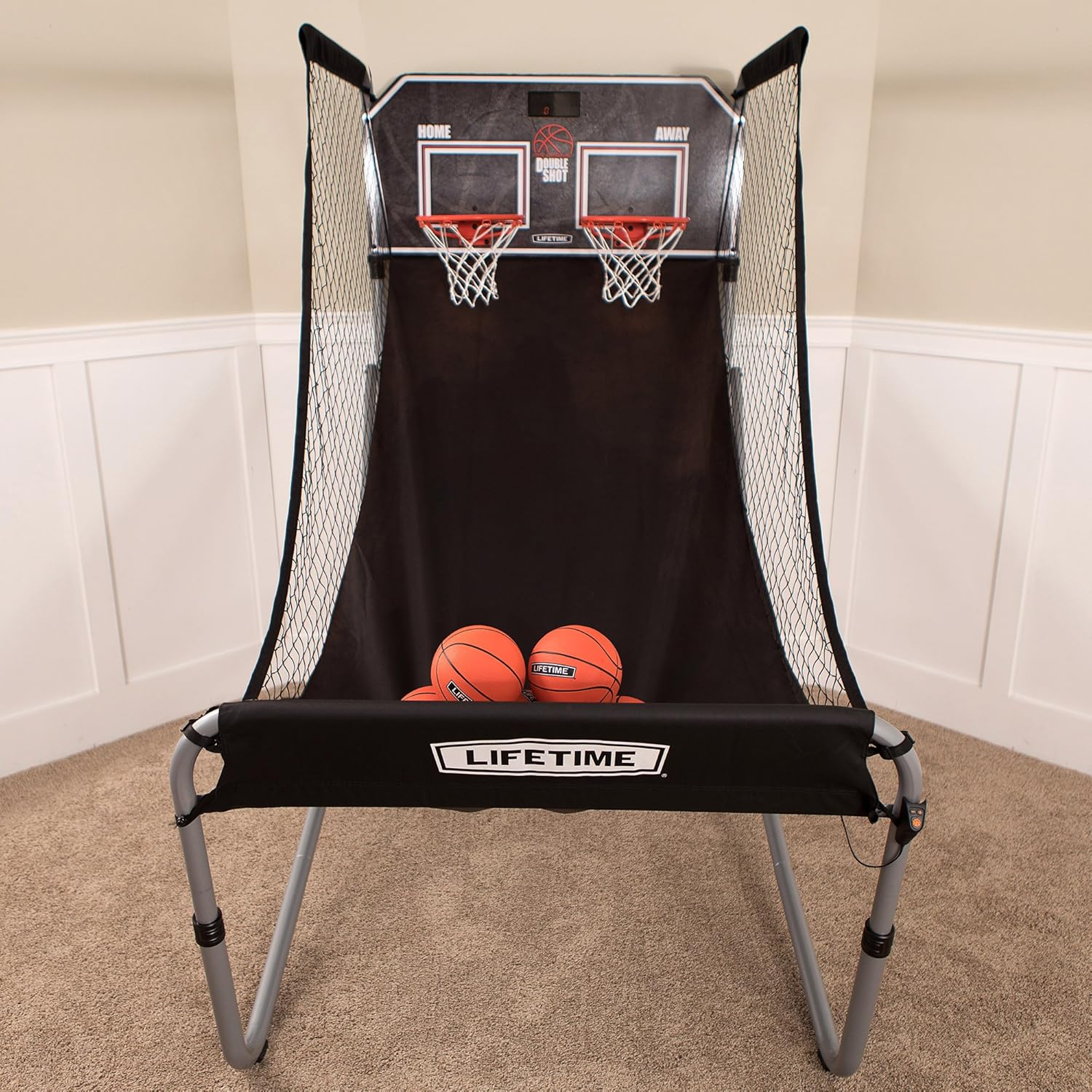Lifetime 90648 Double Shot Deluxe Indoor Basketball Hoop Arcade Game
