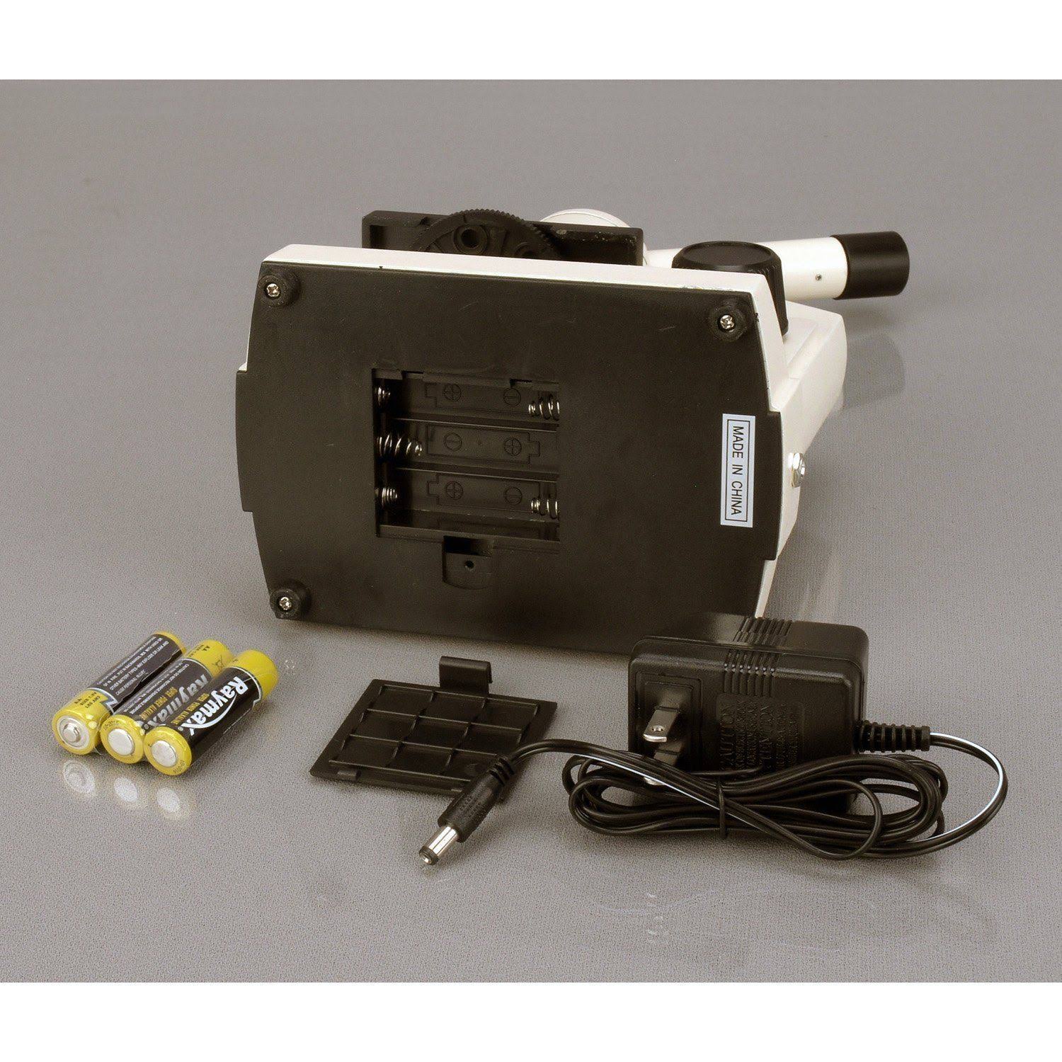 Amscope 40X-1000X All-Metal All Optical Glass Lens Student Biological Field Microscope with LED Light,