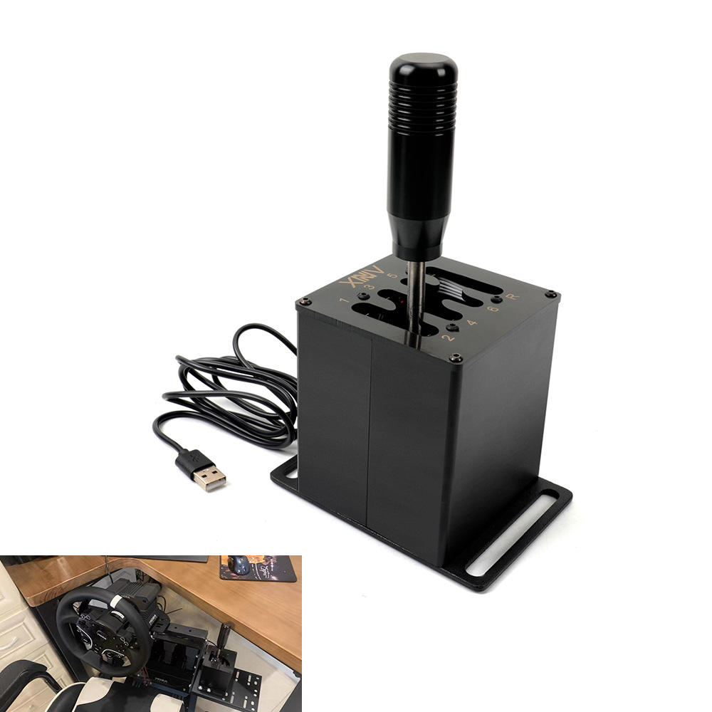 Angfeng PC USB H Gear Shifter For Logitech G27G29 T300 Sim Racing Game