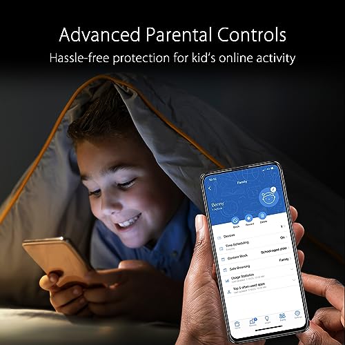 ASUS ZenWiFi AX6600 Tri-Band Mesh WiFi 6 System (XT8 2PK) - Whole Home Coverage up to 5500 sq.ft & 6+ rooms, AiMesh, Included Lifetime Internet Security, Easy Setup, 3 SSID, Parental Control, White