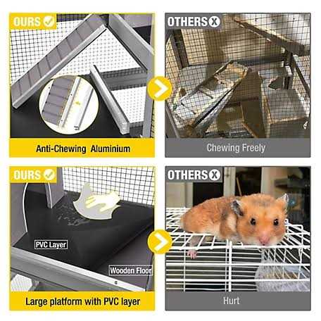 Aivituvin Wooden Ferret Cage AIR38-1 - Pet Supplies online store