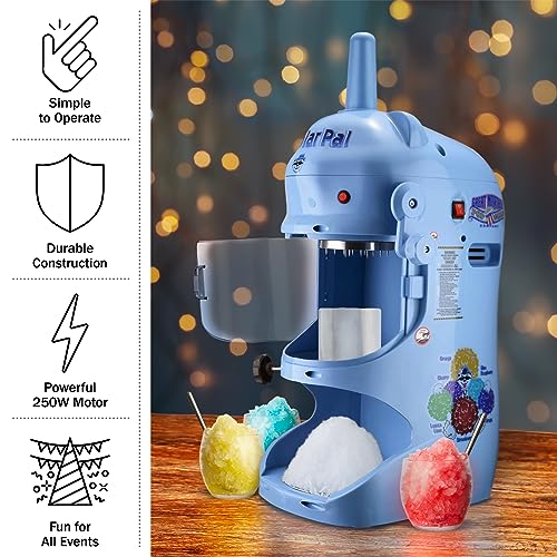 Snow Cone Machine - Ice Shaver with Powerful 250W Motor