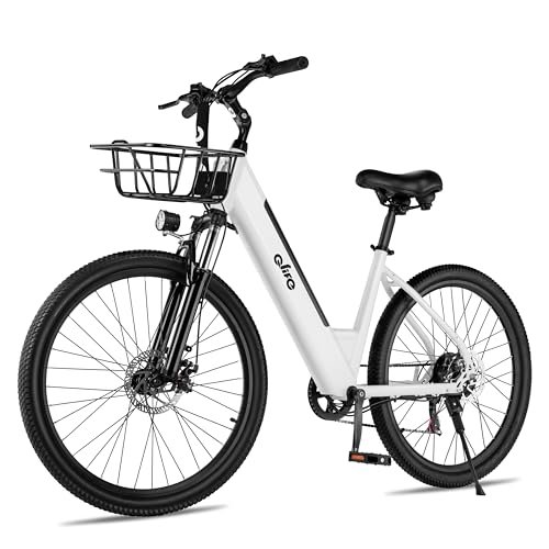 Cityone Electric Bike for Adults 26" Step-Through 22MPH Ebike with 2.1" Tire,UL2849 Certified Built-in Removable Battery,Peak 750W Motor Ebikes with 7 Speed, Commuter E Bicycle