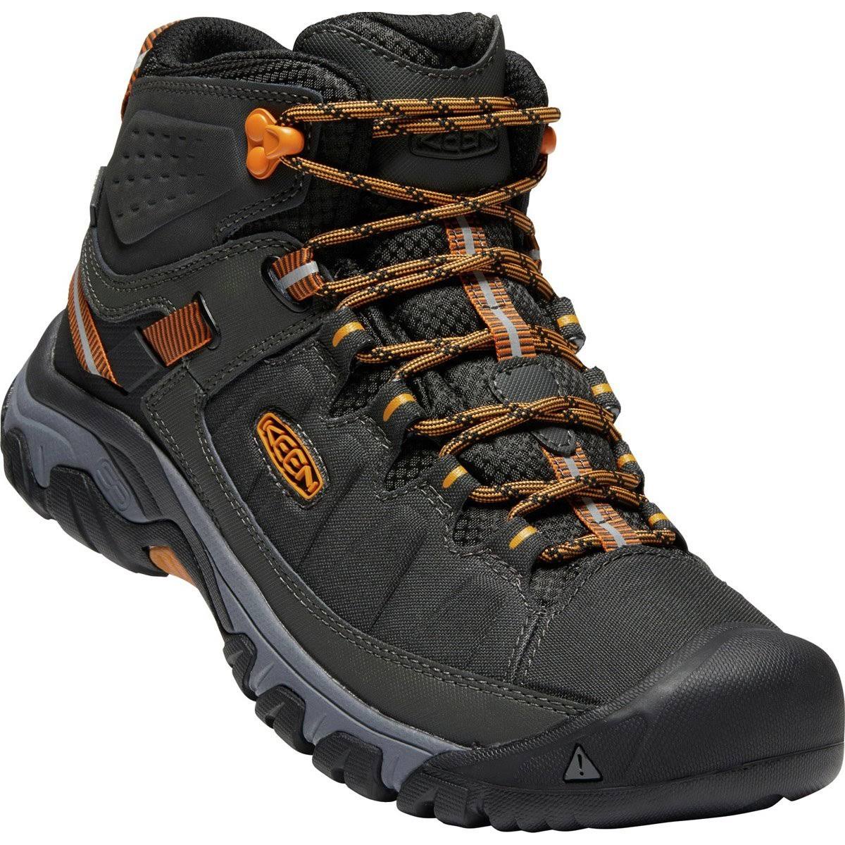 Keen Men&s Targhee EXP Waterproof Mid Raven/Inca Gold / 12