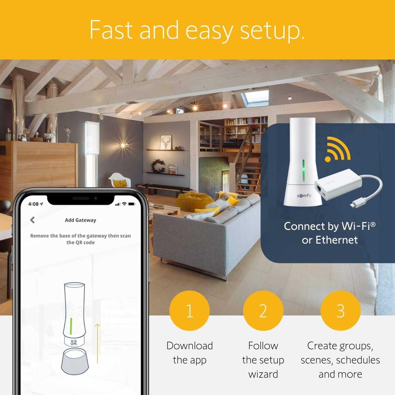 Somfy TaHoma Hub Gateway For RTS Blinds Shades
