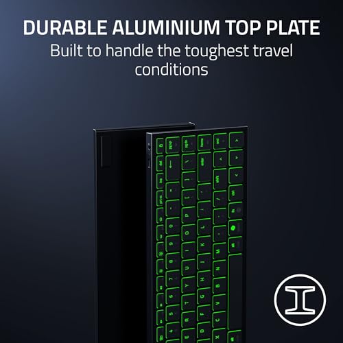 Razer Joro Portable Wireless Gaming Keyboard: Thin, Light, Compact - Chroma RGB - Low Profile Switches - Bluetooth - Long Battery Life - Snap Tap - For PC & Mac Laptops, Steam Deck, Smartphone, Tablet