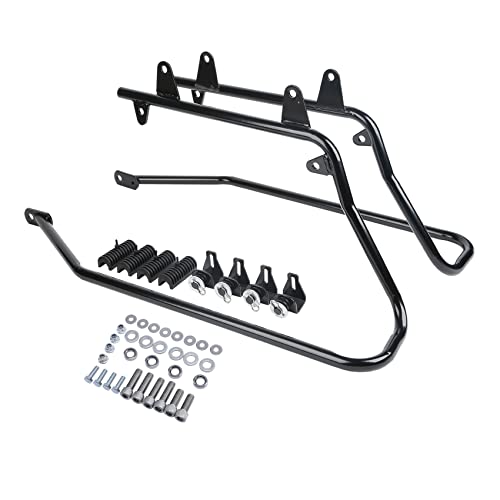 TCMT Saddlebags and Conversion Brackets Fit For Harley Softail Models 86-13