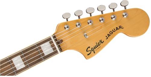 Squier Classic Vibe 70s Jaguar Electric Guitar, with 2-Year Warranty, 3-Color Sunburst, Laurel Fingerboard