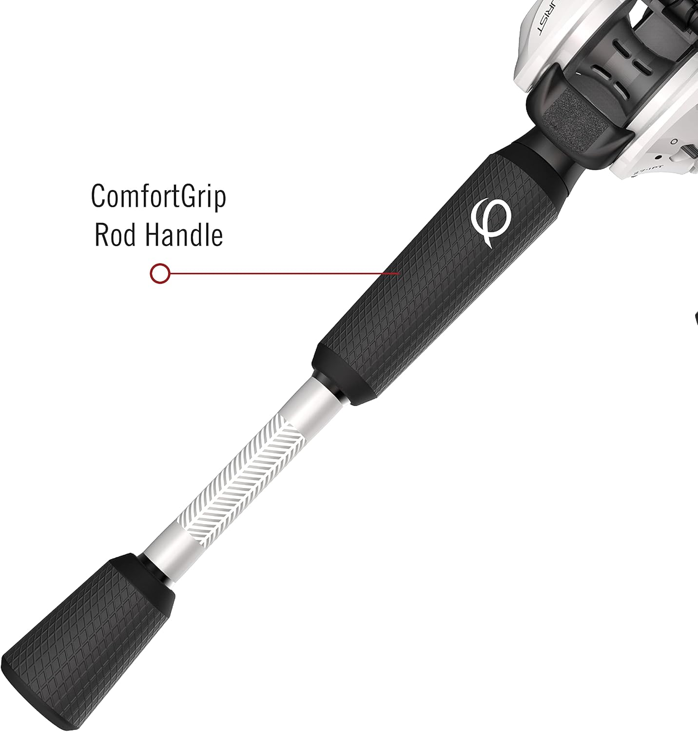 Quantum Accurist Baitcast Reel and Fishing Rod Combo, 7-Foot 1-Piece Fishing Pole with ComfortGrip Rod Handle, One-Piece Aluminum Frame, Right-Hand Retrieve