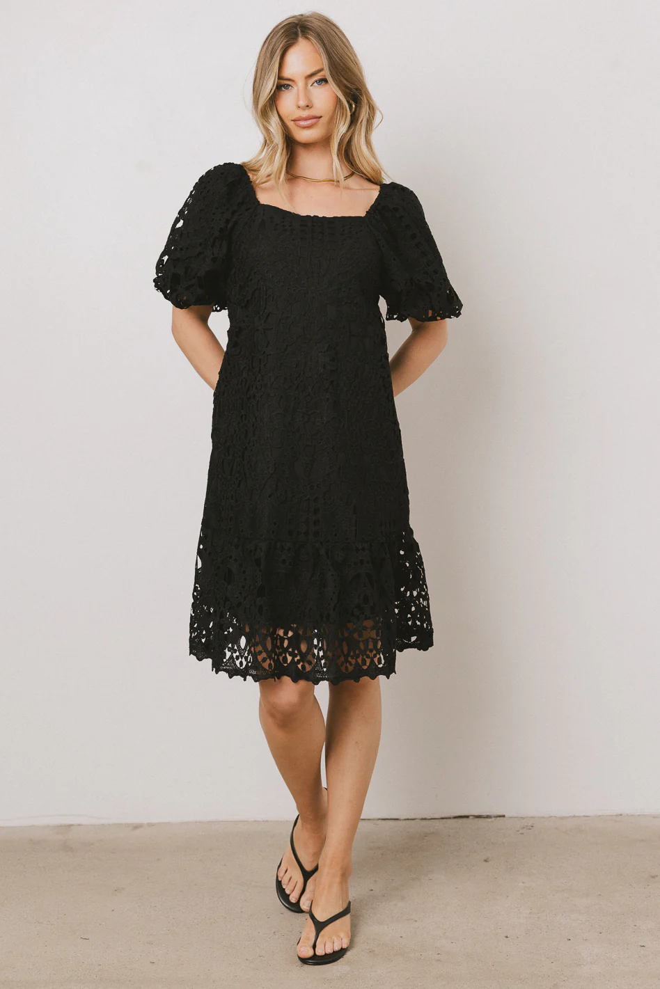 Antoine Eyelet Lace Dress - FINAL SALE