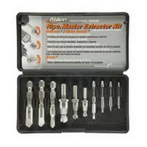 Alden Master Extractor Kit for Bolts Damaged Screws 10pc at MechanicSurplus.com