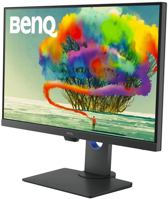 BenQ PD2705U 27 inch 4K UHD IPS Monitor USB-C, 99% sRGB and Rec.709, HDR10, Ergonomic Design, Eye-Care, Built-in Speakers