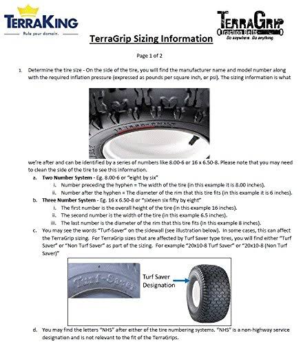 Terragrips Tire Chains 23x9.5-12 ST90005