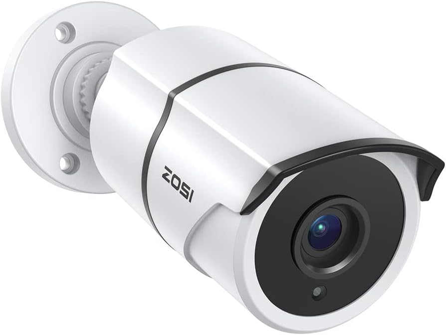 ZOSI C301 Spotlight Battery Powered Wireless Security Camera System,4CH NVR with 4pcs 1080p Rechargeable Wire-Free Outdoor Cameras,80ft Night Vision,PIR Motion Detection, 2-Way Audio,32GB SD Card