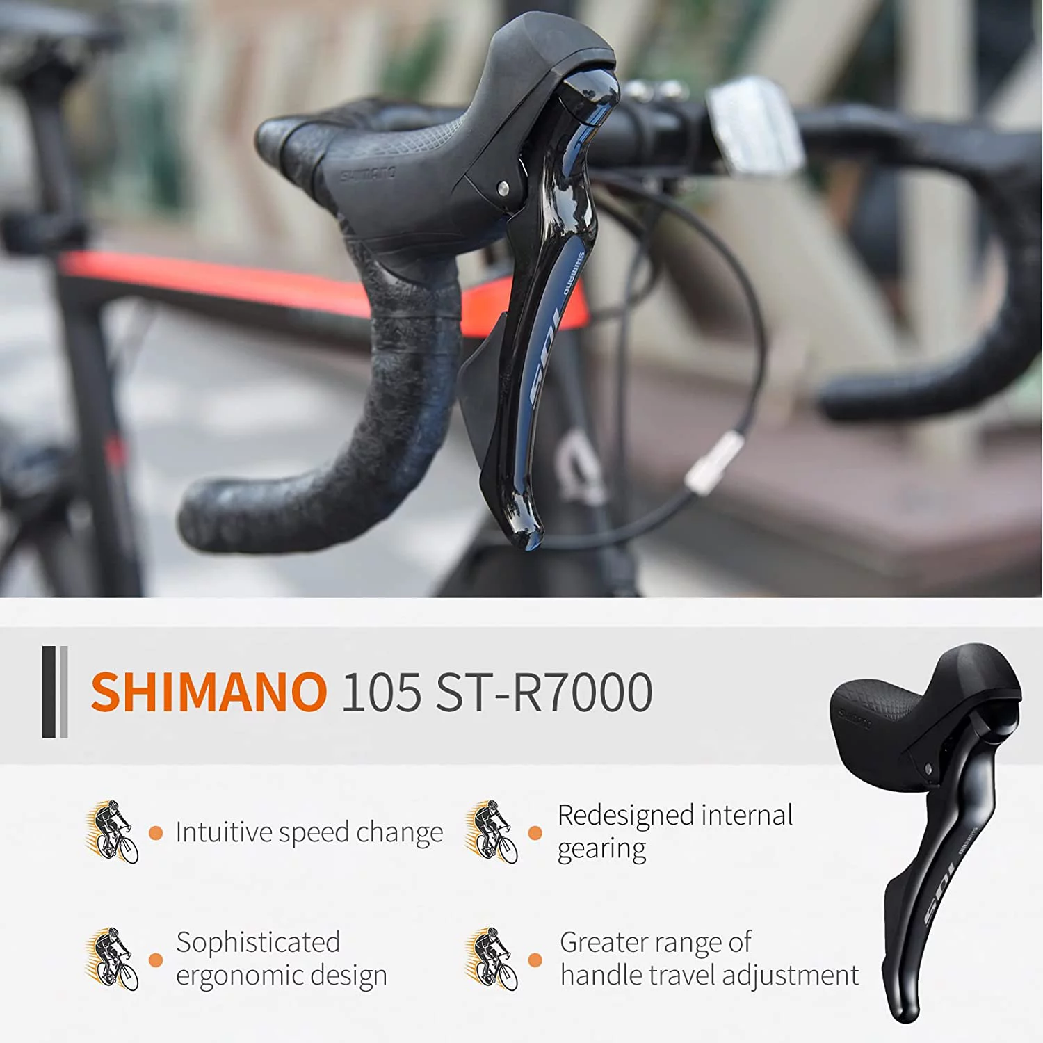 SAVADECK Carbon Road Bike,HERD6.0 T800 Carbon Fiber 700C Road Bicycle with Shimano 105 22 Speed Groupset Ultra-Light Carbon Wheelset Seatpost Fork Bicycle(Black Red 47cm)