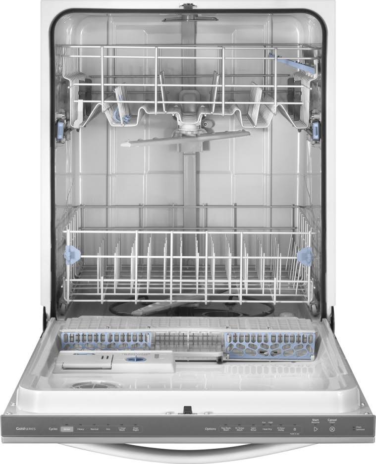 Whirlpool WDT710PAYW Gold 24 White Fully Integrated Dishwasher - Energy Star
