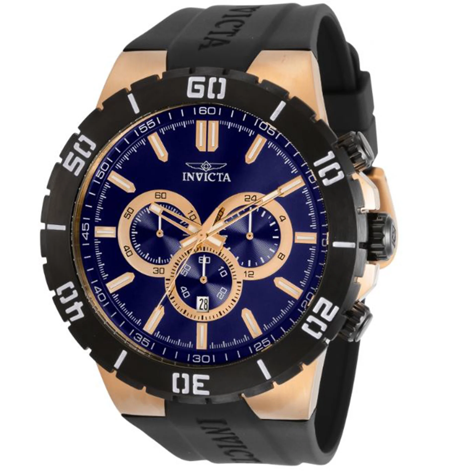 Invicta Pro Diver Chronograph Quartz Blue Dial Men's Watch 30729 - Curated Treasures Market