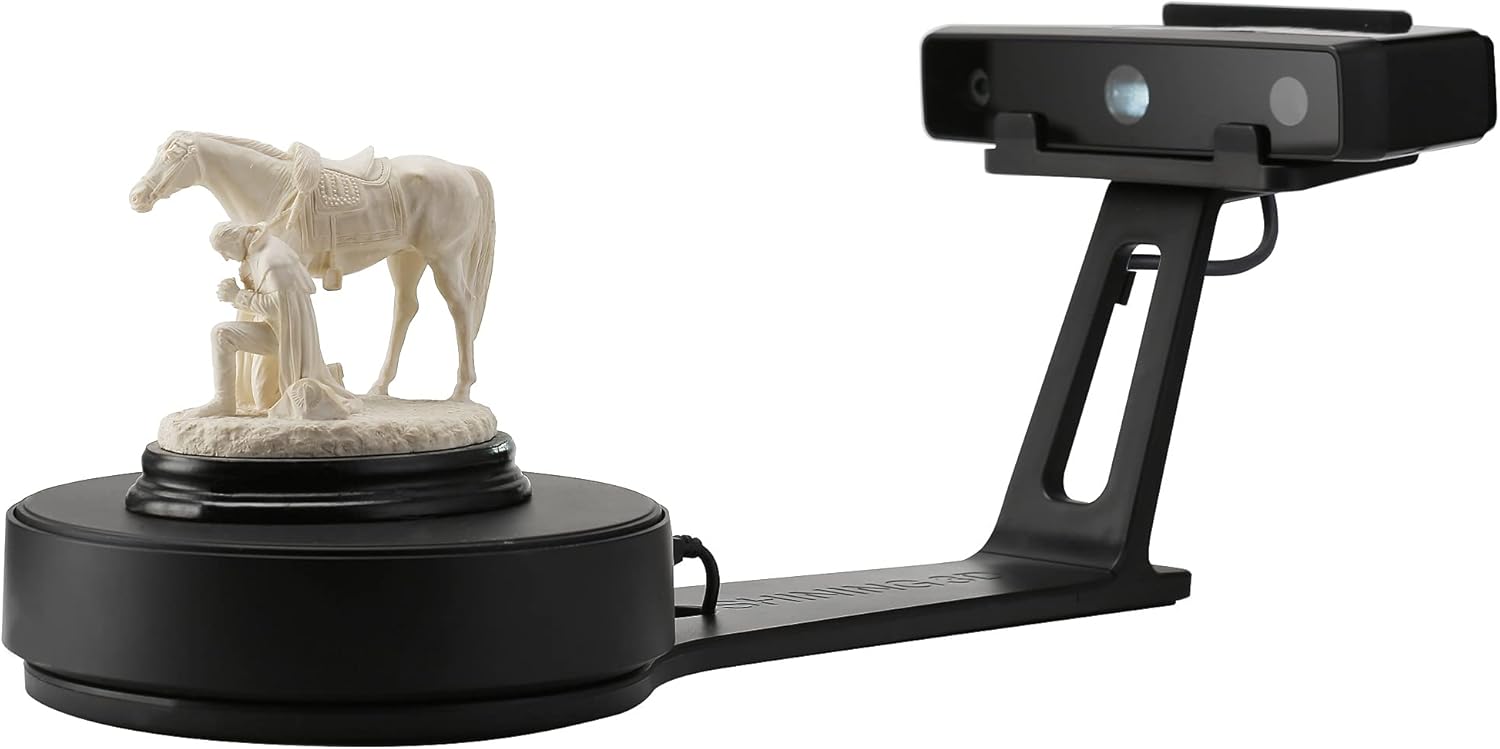 2022 EinScan SE Desktop 3D Scanner,700mm Cubic Max Scan Volume,0.1 mm Accuracy,8s Scan Speed,Fixed/Auto Scan Mode,Budget with Professional Grade Quality