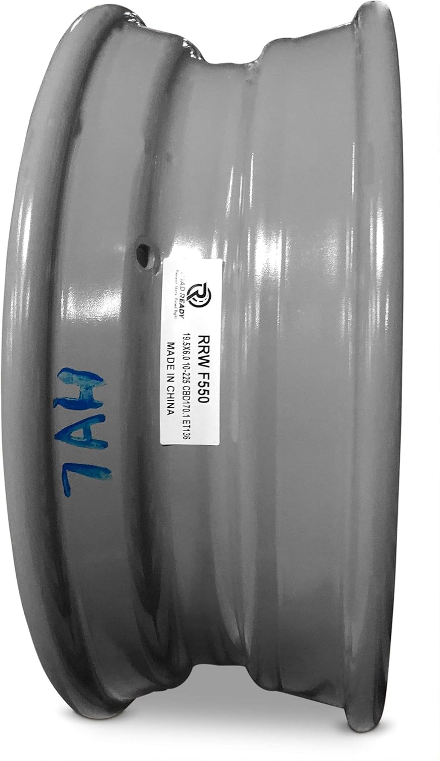 Road Ready Car Wheel For 2005-2022 Ford F450SD Ford F550SD 19.5 Inch 10 Lug Gray Steel Rim Fits R19.5 Tire - Exact OEM Replacement - Full-Size Spare