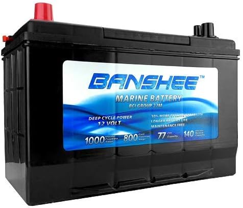 Marine Battery Replaces D27M 8027-127 Group 27