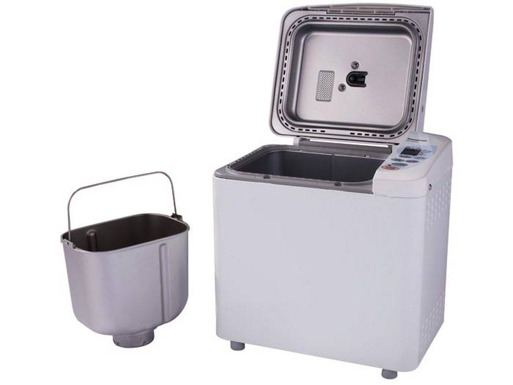 Panasonic Automatic Bread Maker w/ Yeast Dispenser, 550W, 120V AC, 60Hz - White
