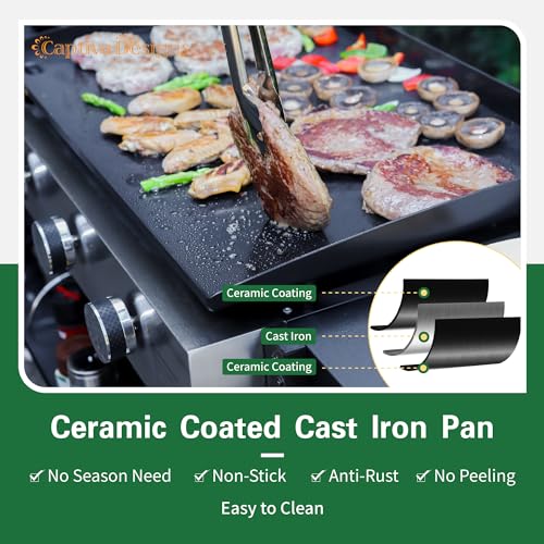 Captiva Designs Propane Gas BBQ Griddle Grill