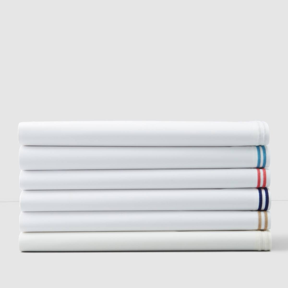 Hudson Park Collection Italian Percale Full Flat Sheet - 100% Exclusive - Silver