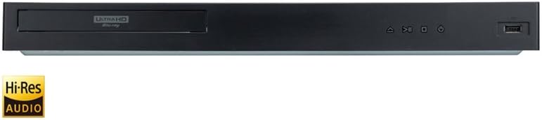 LG UBK80 4k Ultra-HD Blu-Ray Player with HDR Compatibility Bundle with LCD Screen Cleaner with Micro Fiber Cloth and Cleaning Brush, 6ft High Speed HDMI Cable Black, 1 YR CPS Protection Pack
