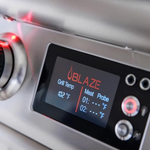 Blaze 26-Inch Built-In Natural Gas Outdoor Pizza Oven W/Rotisserie - BLZ-26-PZOVN-NG