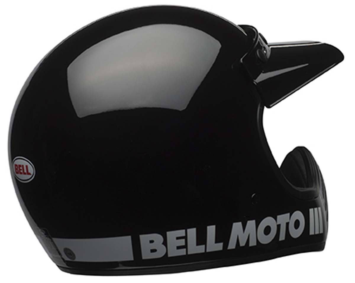 Bell Moto-3 Helmet (Matte/Gloss Blackout - Medium)