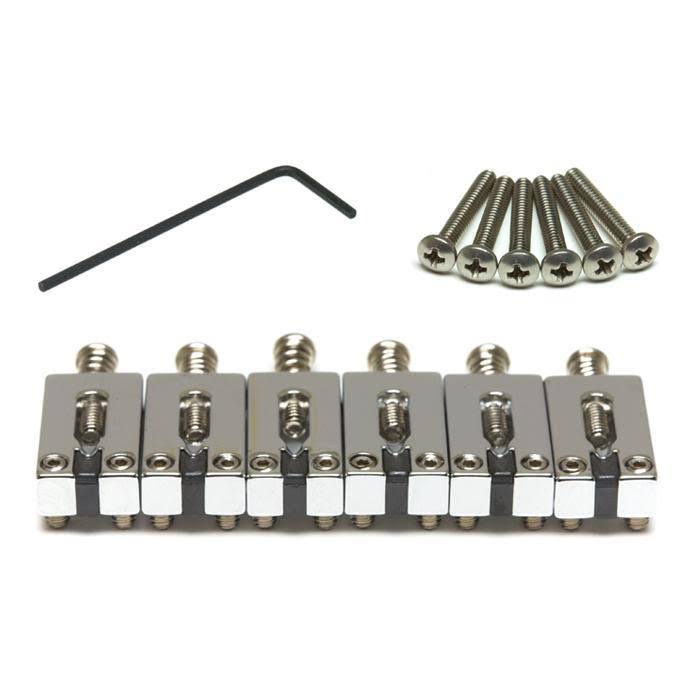 Graph Tech String Saver Classics Strat u0026 Tele 2-3/16x22 Spacing Chrome - Megean