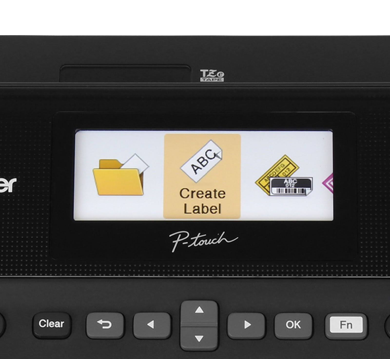 Brother P-Touch PT-D600 Monochrome Thermal Transfer Label Printer - Black/Dark Gray