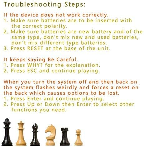 iCore Electronic Talking Chess Computer Set, Magnetic Travel Voice Chess Academy Boards Sets, Checkers Set Chessboard, Portable Board Games, Computer Chess Practice Tactics for Kids Adults