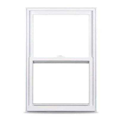 American Craftsman 23.375 in. x 35.25 in. 50 Series Low-E Argon Glass Single Hung White Vinyl Fin Window, Screen Incl - Shop Hardware Tools Online Store