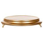 16 inch Round Wedding Cake Stand Plateau (Silver)
