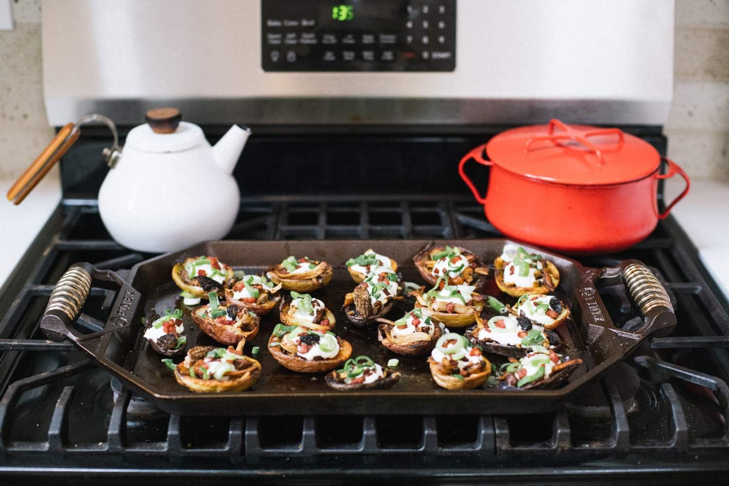 FINEX Cast Iron Double Burner Griddle