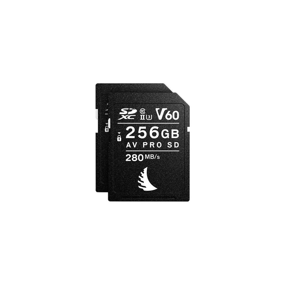 Angelbird 256gb AV Pro MK2 UHS-II SDXC Memory Card (2-Pack)