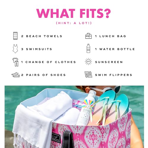 SCOUT Original Deano - Large Utility Tote Bag For Women - Open Top Beach Bag, Pool Bag, Work Bag, Shopping Bag