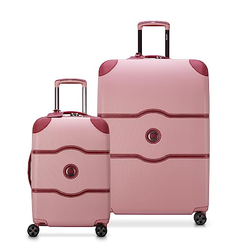 DELSEY PARIS Chatelet Air 2.0 Hardside Luggage with Spinner Wheels, Angora, Checked-Large 28 Inch