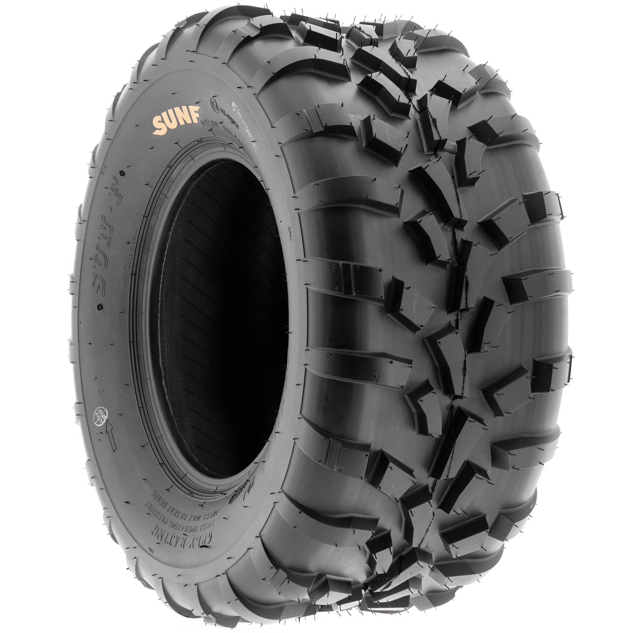 SunF All Trail ATV UTV Tires 25x11-10 6 PR A010 (Pair of 2)