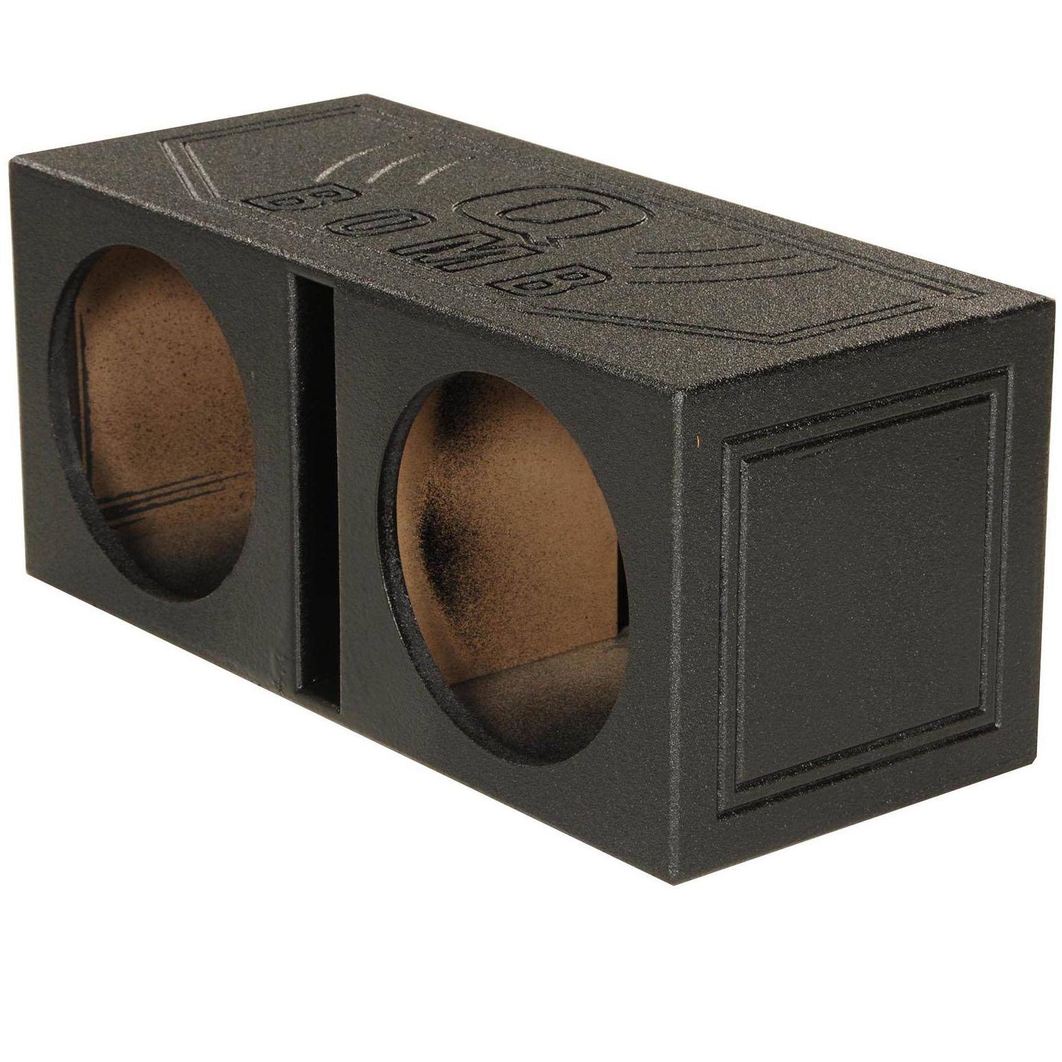 Qpower Qbomb10v 10 in Qbomb Dual Woofer Box Ported