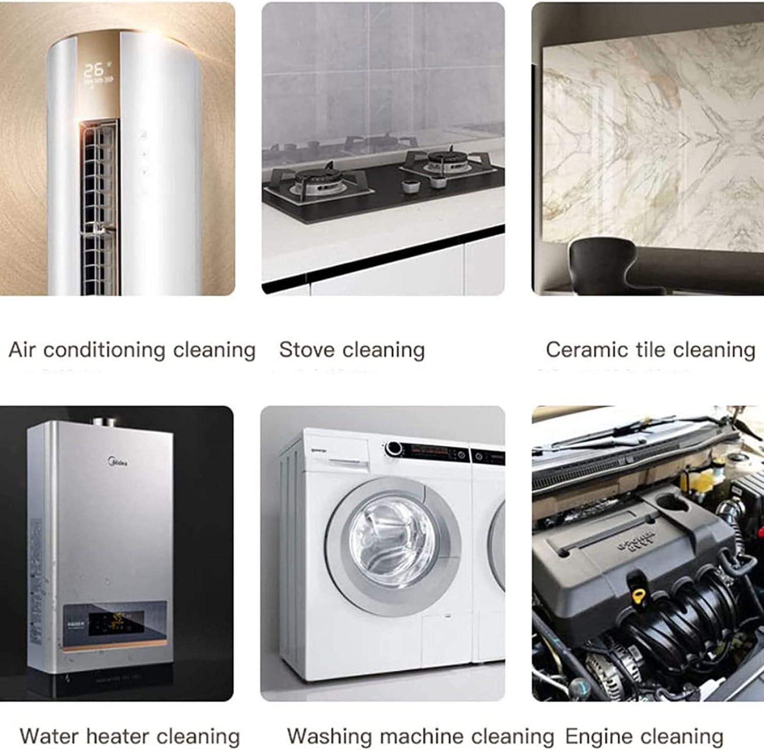 High Pressure Steam Cleaner 3000W,120℃ High Temperature Commercial Steam Cleaner,Household Cleaning Machine- Hot&Cold Water,for Most Floors, Counters, Appliances, Windows, Autos, and More, Black