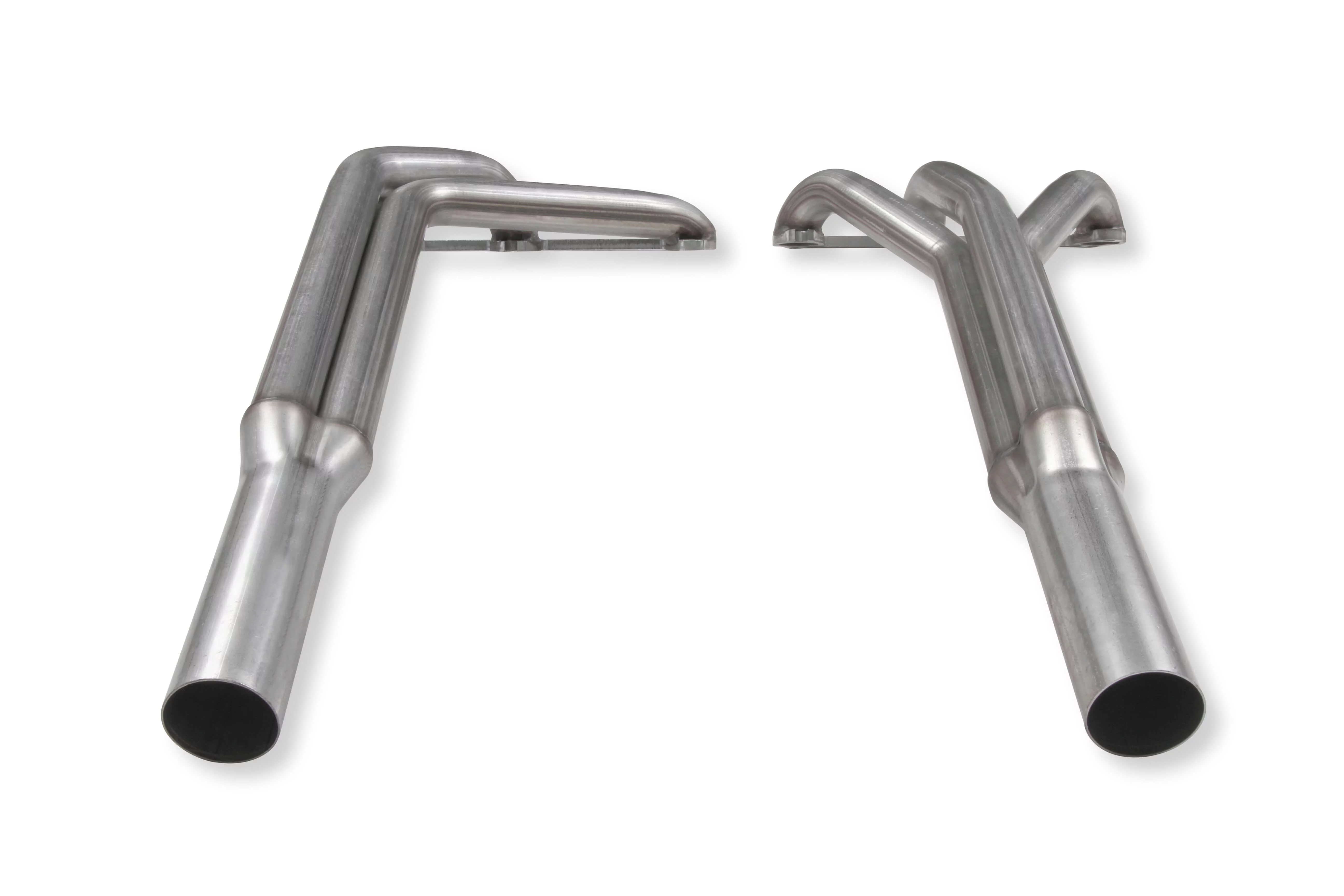 Flowtech 11586FLT Upright Headers 1-5/8" Primary, 20" Long, 27" tall, 2-1/2" x 10" Collector - 409SS Natural Finish