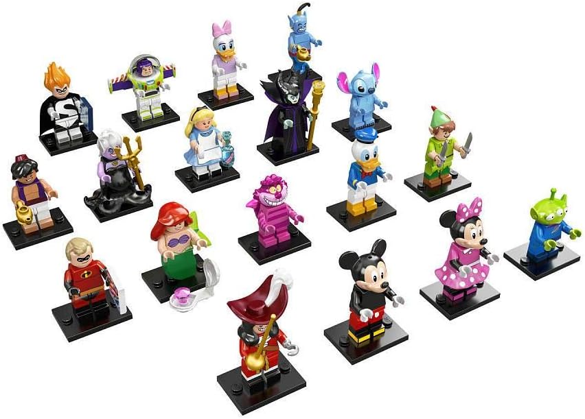 LEGO Disney Series Minifigures - Complete Set of 18 Minifigures (71012)