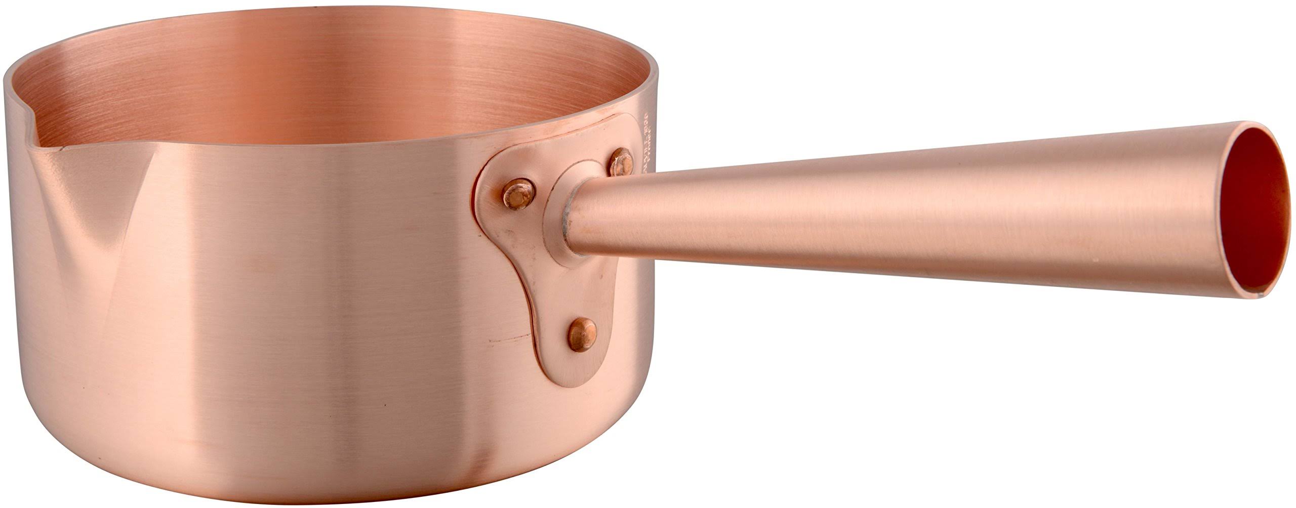 Mauviel Made in France M&Passion 2194.14 Copper 1.2-Quart Sugar Saucepan with Copper Handle